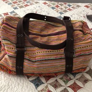 Handmade duffle bag from Sapa in NW Vietnam